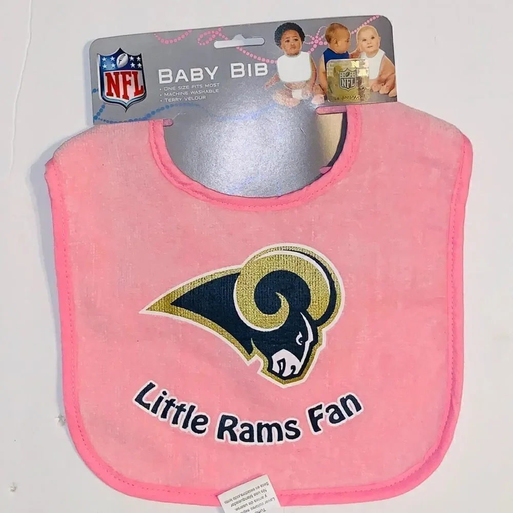 NWT Girls Rams bib
